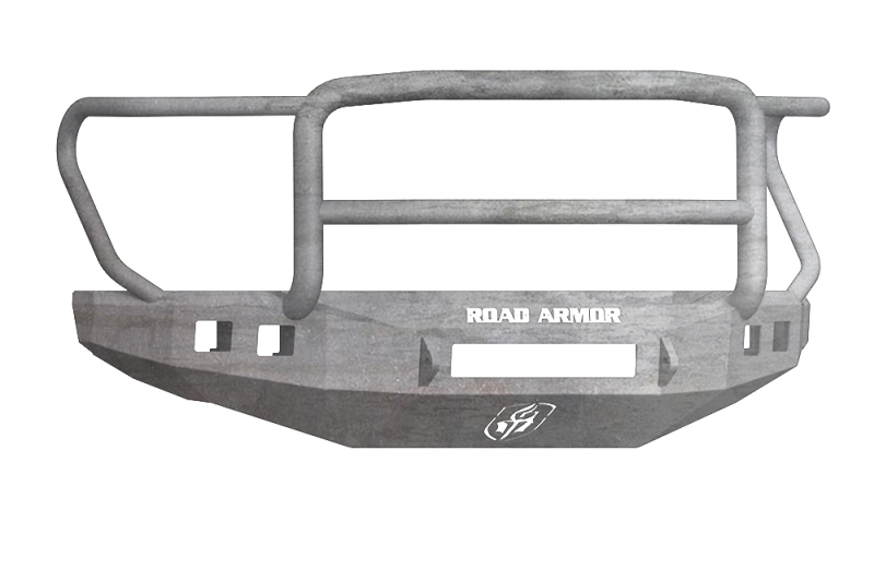 Road Armor 17-20 Ford F-250 Stealth Wide Fender Flare Front Bumper w/Lonestar Guard - Raw