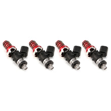 Load image into Gallery viewer, Injector Dynamics ID1300 Injectors- 11mm Top Adapter (Red)- Denso Lower Cushions (Set Of 4)