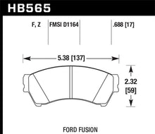 Load image into Gallery viewer, Hawk 06-10 Mazda6 HPS 5.0 Street Front Brake Pads