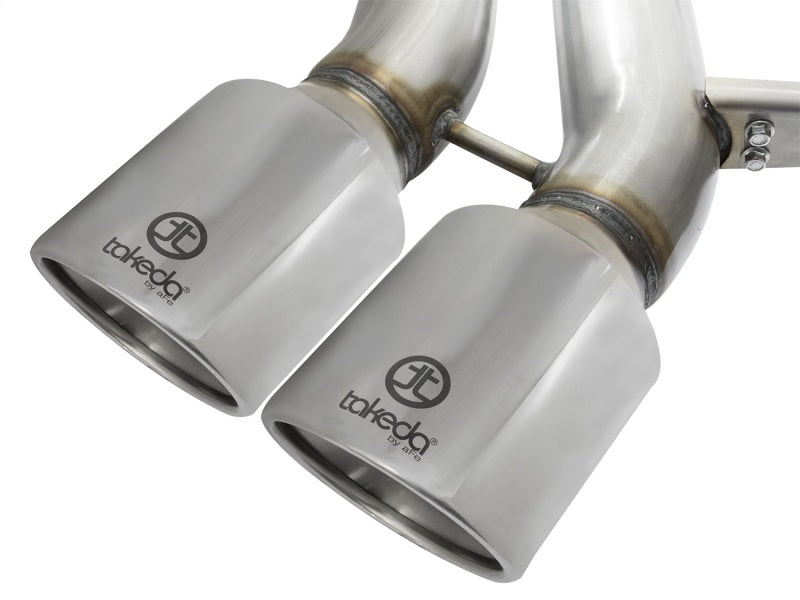 aFe POWER Takeda 3in 304 SS Cat-Back Exhaust w/ Polished Tips 13-17 Ford Focus ST L4-2.0L (t)