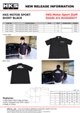 HKS MOTORSPORT BUTTON-UP SHIRT BLACK S