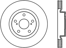 Stoptech 07 Lexus ES350 / 09 Pontiac Vibe / 09 Toyota Matrix Front CRYO-STOP Brake Rotor