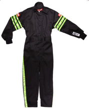 Load image into Gallery viewer, RaceQuip Green Trim SFI-1 JR. Suit - KMedium