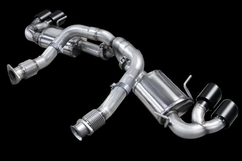 ARH 2020+ Chevy Corvette C8 3in Catback Exhaust System w/ Black Tips