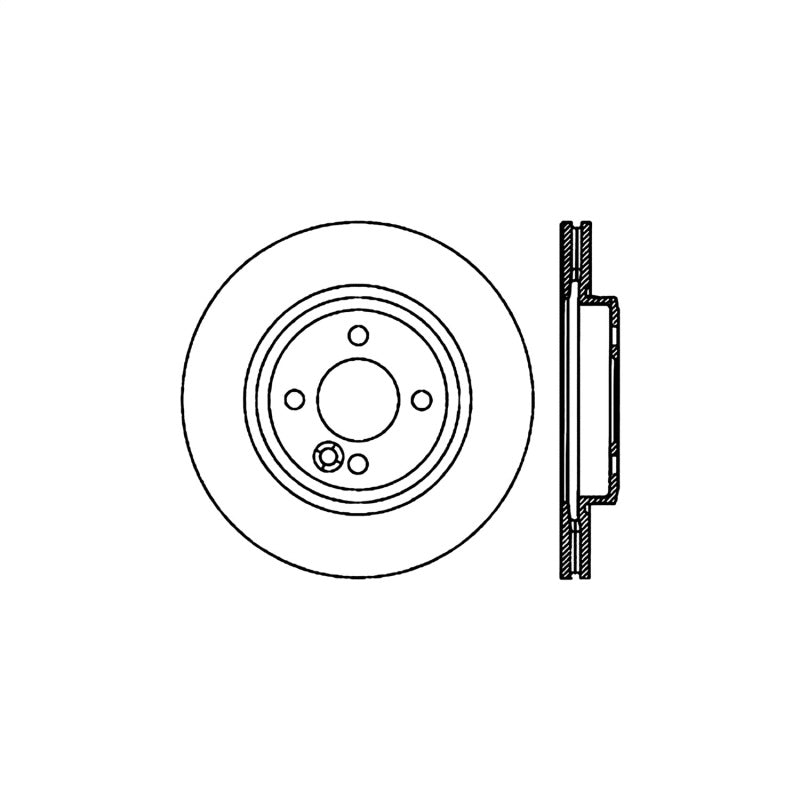 Stoptech 02-07 Mini Cooper/Mini Cooper S Front CRYO-STOP Rotor