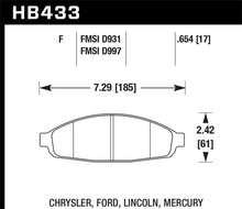 Load image into Gallery viewer, Hawk 03-11 Ford Crown Victoria HPS 5.0 Front Brake Pads