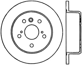 Stoptech 02-06 Lexus ES Premium Rear CryoStop Brake Rotor