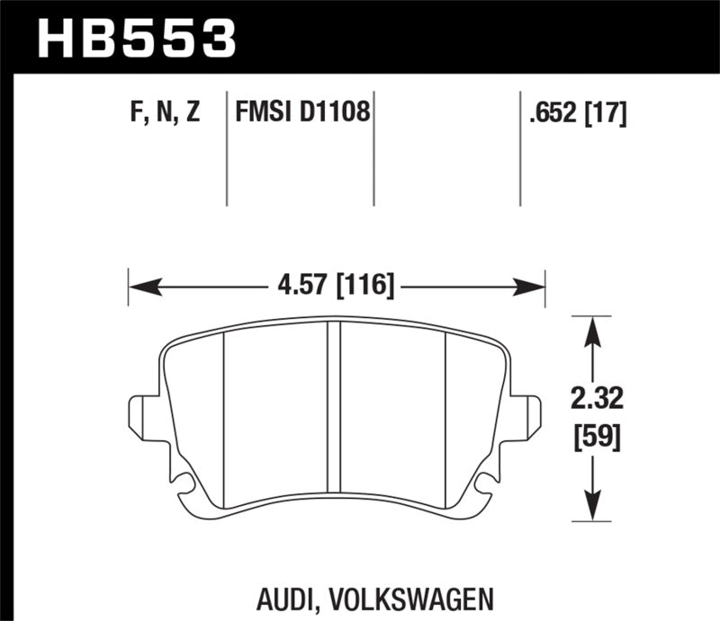 Hawk HP+ Street Brake Pads