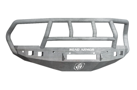 Road Armor 16-18 Ram 2500 Stealth Front Bumper w/Titan II Guard/6 Sensor Holes - Raw