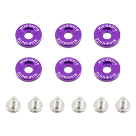 Mishimoto Large Fender Washer Kit (6pcs) - Purple