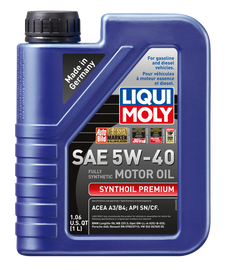 LIQUI MOLY 1L Synthoil Premium Motor Oil SAE 5W-40