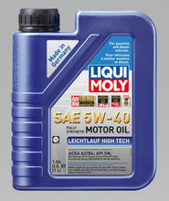 Load image into Gallery viewer, LIQUI MOLY 1L Leichtlauf (Low Friction) High Tech Motor Oil 5W-40