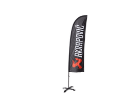 Akrapovic Self standing beach flag set - small
