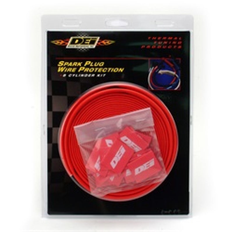 DEI Protect-A-Wire 8 Cylinder - Red