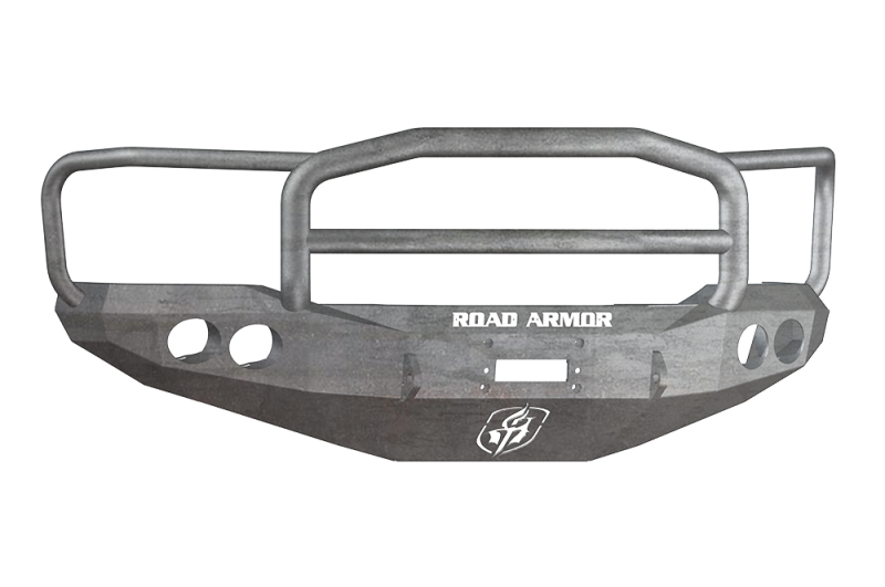 Road Armor 99-04 Ford F-250 Stealth Front Winch Bumper w/Lonestar Guard - Raw