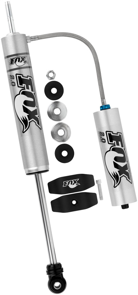 Fox 2.0 Factory Series 8in. Smooth Body R/R Shock w/Stem Mount w/CD Adj (Std Travel / Eyelet) - Blk