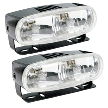 Load image into Gallery viewer, Hella Optilux 2020 12V Black Dual Beam Halogen Fog/Driving Lamp Kit