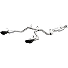 Load image into Gallery viewer, MagnaFlow 2021 Chevrolet Tahoe V8 5.3L Street Series Cat-Back Exhaust - Black Chrome Tips