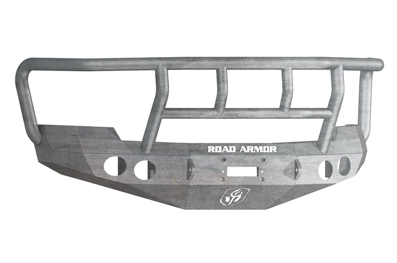 Road Armor 08-10 Chevy 2500 Stealth Front Winch Bumper w/Titan II Guard - Raw