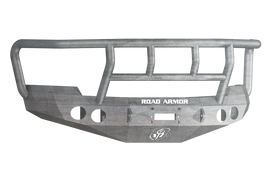 Road Armor 08-10 Chevy 2500 Stealth Front Winch Bumper w/Titan II Guard - Raw