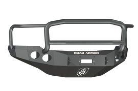 Road Armor 11-14 Chevy 2500 Stealth Front Winch Bumper w/Lonestar Guard - Tex Blk