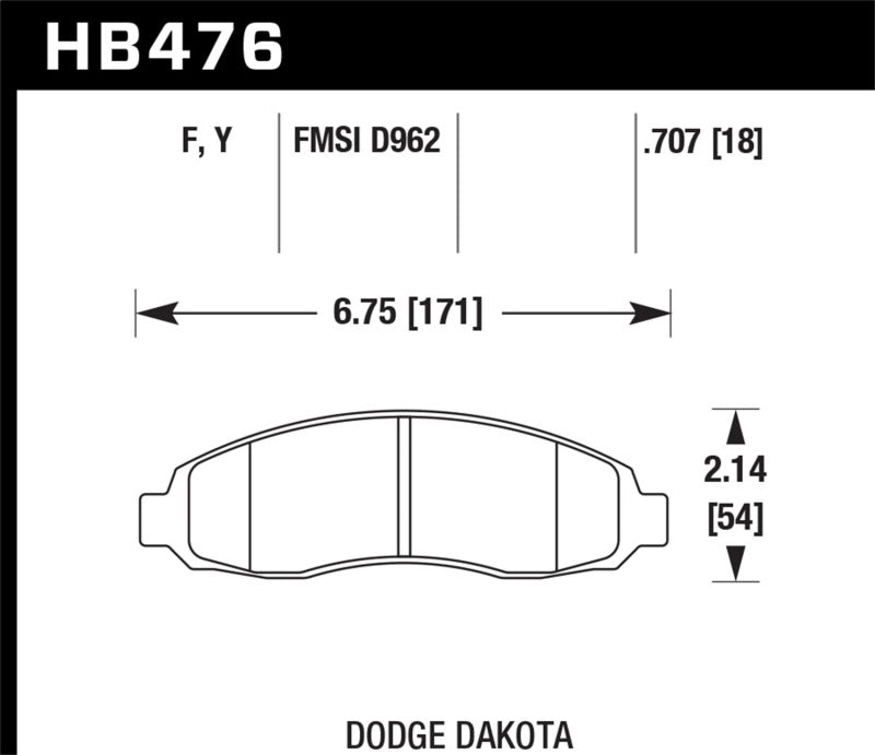 Hawk HPS Street Brake Pads