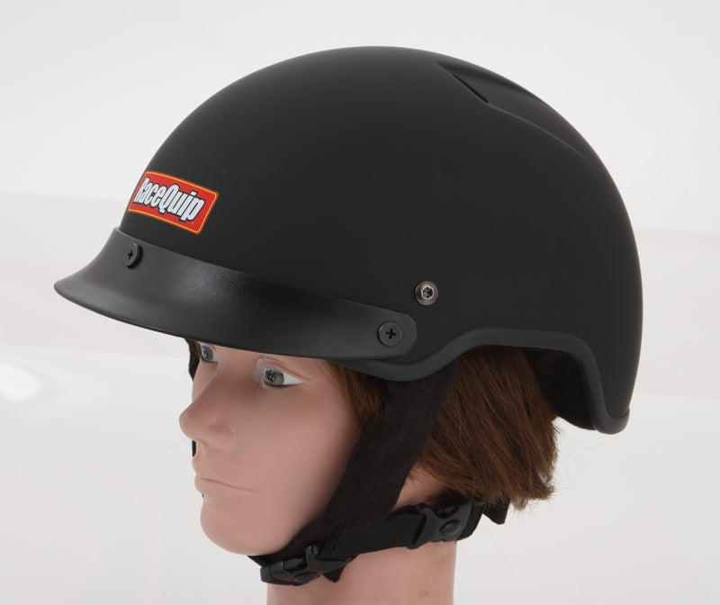 RaceQuip CREW Helmet Flat Black Small