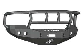 Road Armor 05-07 Ford F-250 Stealth Front Winch Bumper w/Titan II Guard Wide Flare - Tex Blk