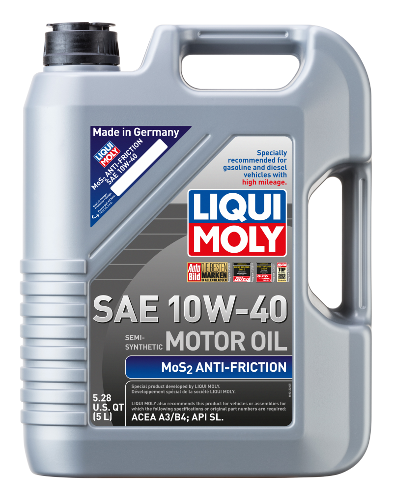 LIQUI MOLY 5L MoS2 Anti-Friction Motor Oil 10W-40