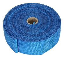 Load image into Gallery viewer, Torque Solution 50in x 2in Universal Fiberglass Exhaust Wrap - Blue