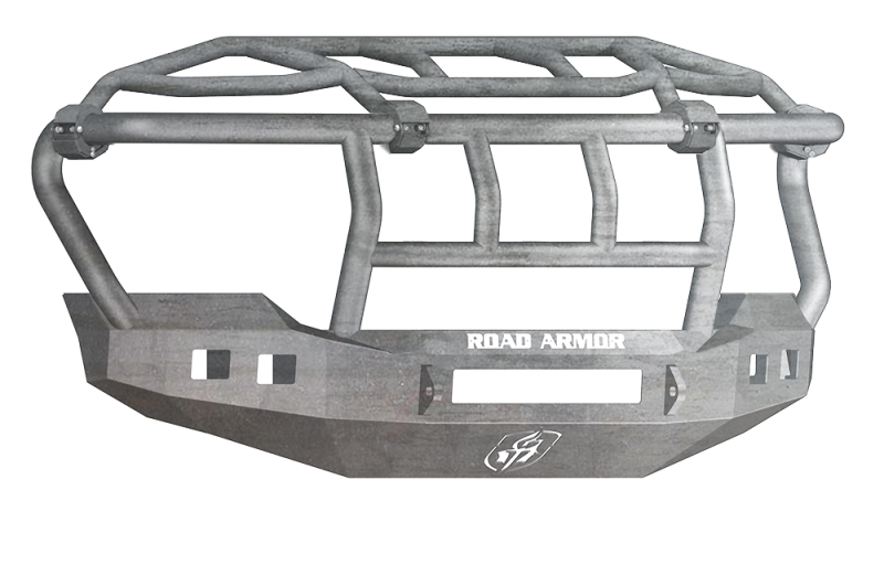 Road Armor 11-16 Ford F-250 Stealth Front Bumper w/Intimidator Guard - Raw