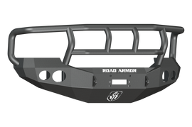Road Armor 05-07 Ford F-250 Stealth Front Winch Bumper w/Titan II Guard Wide Flare - Tex Blk