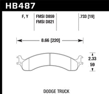 Load image into Gallery viewer, Hawk 2001 Ram 2500 Pick HPS Street Rear Brake Pads