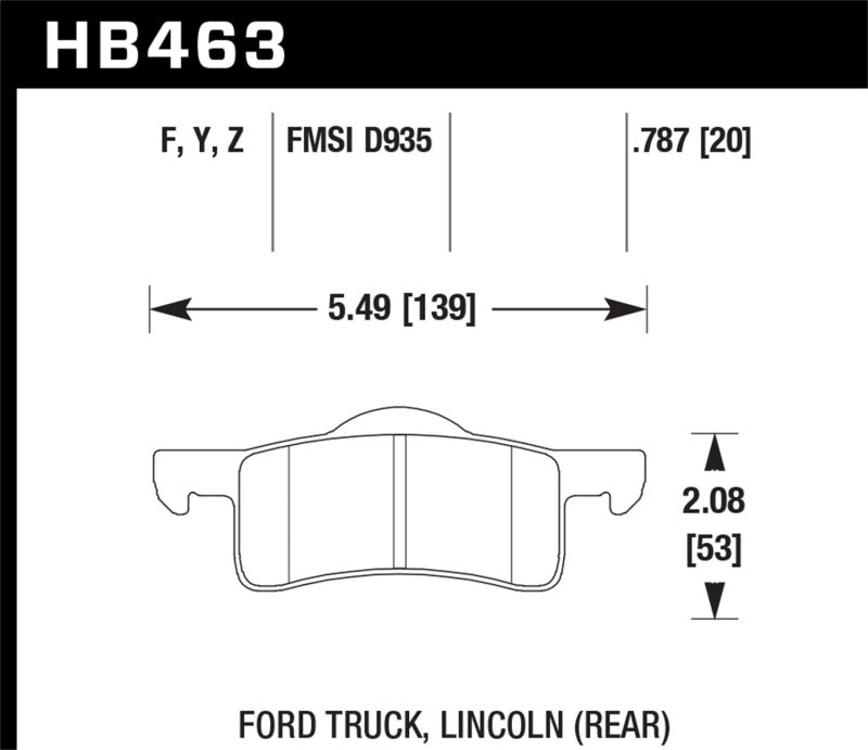 Hawk Performance Ceramic Street Brake Pads