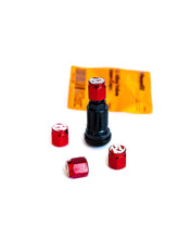 Load image into Gallery viewer, Fifteen52 Valve Stem Cap Set - Red - 4 Pieces