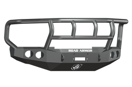 Road Armor 08-10 Ford F-250 Stealth Front Winch Bumper Titan II GuardWide Flare - Tex Blk