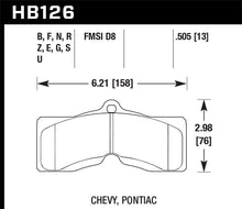 Load image into Gallery viewer, Hawk 77-82 Chevrolet Corvette DTC-60 Race Rear Brake Pads