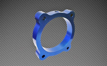 Load image into Gallery viewer, Torque Solution Throttle Body Spacer (Blue): Hyundai Genesis V6 3.8L 2013+