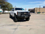 Road Armor 14-15 Chevy 1500 Stealth Front Winch Bumper w/Pre-Runner Guard - Raw