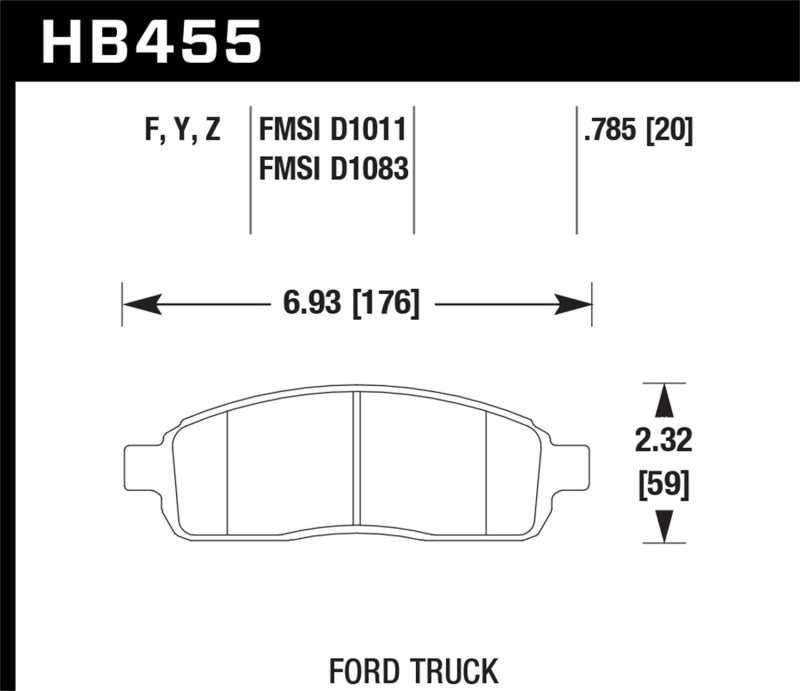 Hawk HPS Street Brake Pads