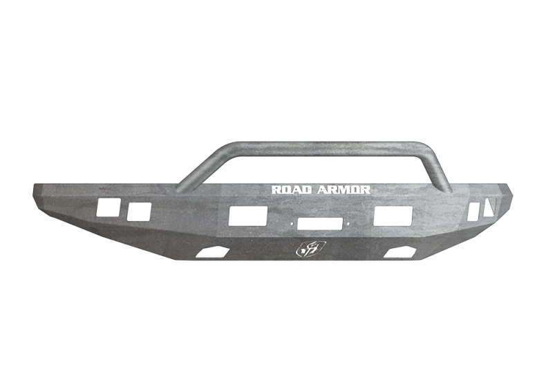 Road Armor 10-14 Ford Raptor Stealth Front Winch Bumper w/Pre-Runner Guard - Raw