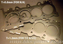 Load image into Gallery viewer, HKS 11 Honda CR-Z 75mm Bore Metal 1.2mm Stopper Head Gasket Set w/ Exhaust Manifold Gasket (CR 8.4)