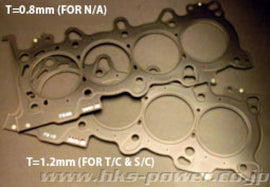 HKS 11 Honda CR-Z 75mm Bore Metal 1.2mm Stopper Head Gasket Set w/ Exhaust Manifold Gasket (CR 8.4)