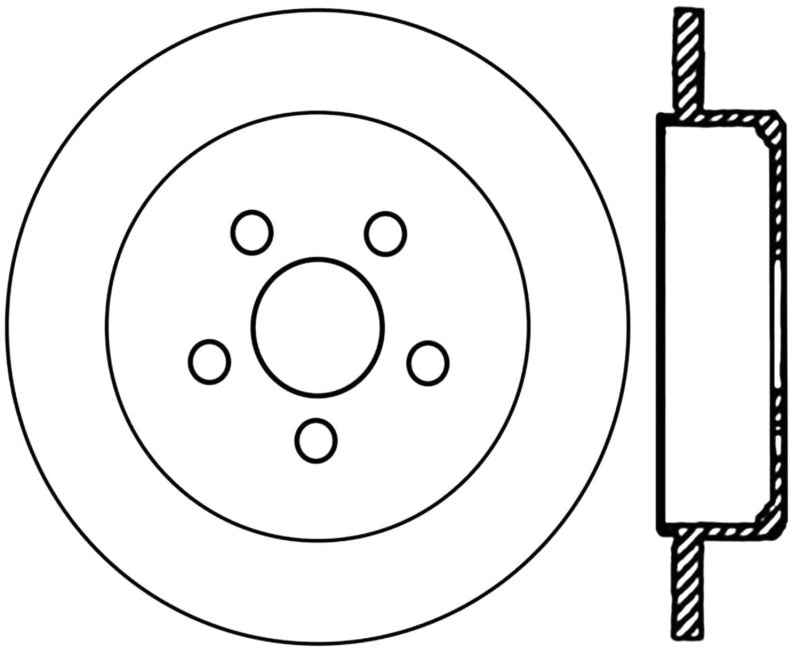 Stoptech 03-05 SRT-4 Rear CRYO-STOP Rotor