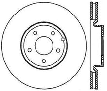 Load image into Gallery viewer, Stoptech 6/02-08 350z/ 03-04 G35 w/ Brembo Rear CRYO-STOP Rotor