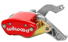 Load image into Gallery viewer, Wilwood Caliper-MC4 Mechanical-R/H - Red w/ Logo 1.19in Piston .81in Disc
