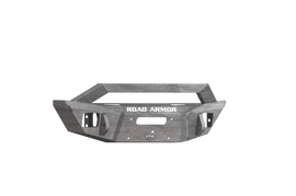 Road Armor 07-20 Jeep Wrangler JK/JL Stealth Front Winch Bumper w/Bar Guard Compe Cut - Raw