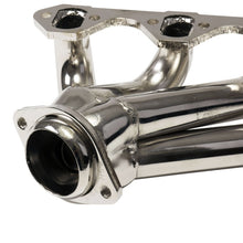 Load image into Gallery viewer, BBK 87-95 Ford F150 Truck 5.8 351 Shorty Unequal Length Exhaust Headers - 1-5/8 Chrome