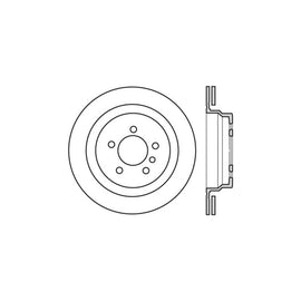 Stoptech 95-99 BMW M3 / 98-02 Z3 Left Rear Premium High Carbon CRYO STOP Rotor