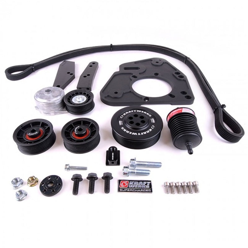 KraftWerks Acura/Honda B-Series Race Supercharger Kit (C30-94) - Black Edition